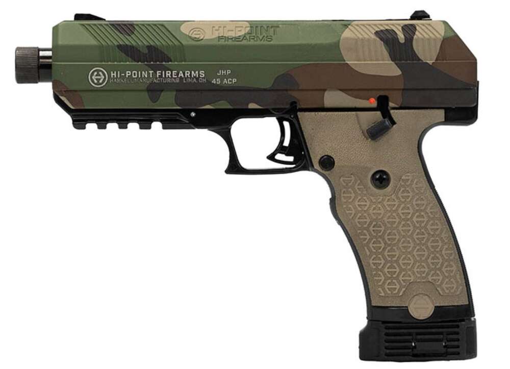 Handguns Hi Point Firearms JHP 45 Gen 2 45ACP JHP GEN2 45ACP M81 CAMO 9+1 TB • STRIKER FIRE PISTOL • Model: JHP 45 Gen 2